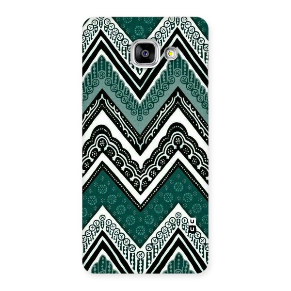 Green Chevron Back Case for Galaxy A5 2016