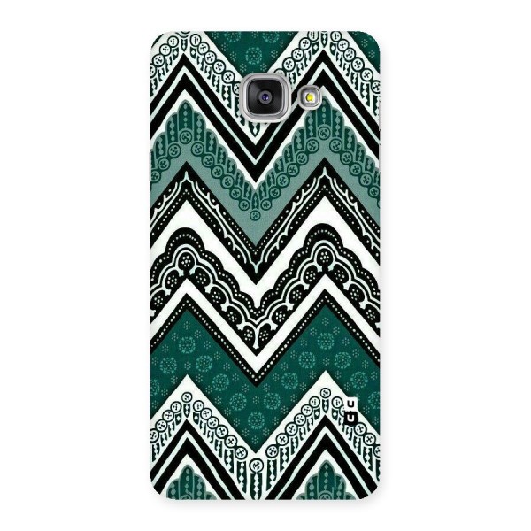 Green Chevron Back Case for Galaxy A7 2016