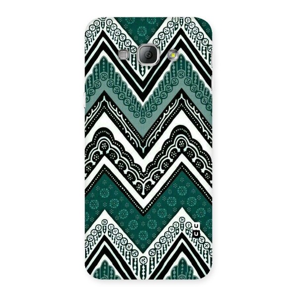 Green Chevron Back Case for Galaxy A8