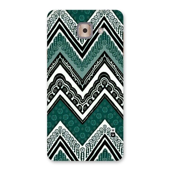 Green Chevron Back Case for Galaxy J7 Max