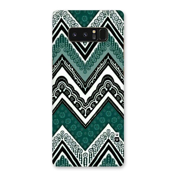 Green Chevron Back Case for Galaxy Note 8