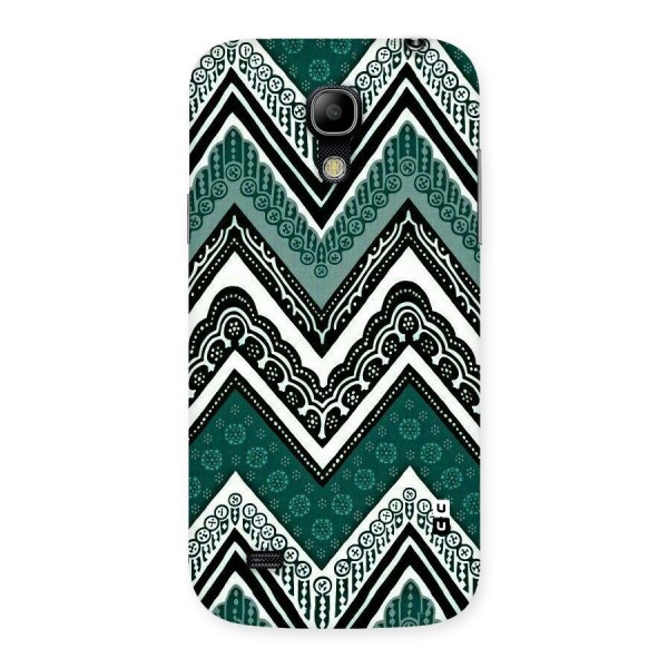 Green Chevron Back Case for Galaxy S4 Mini