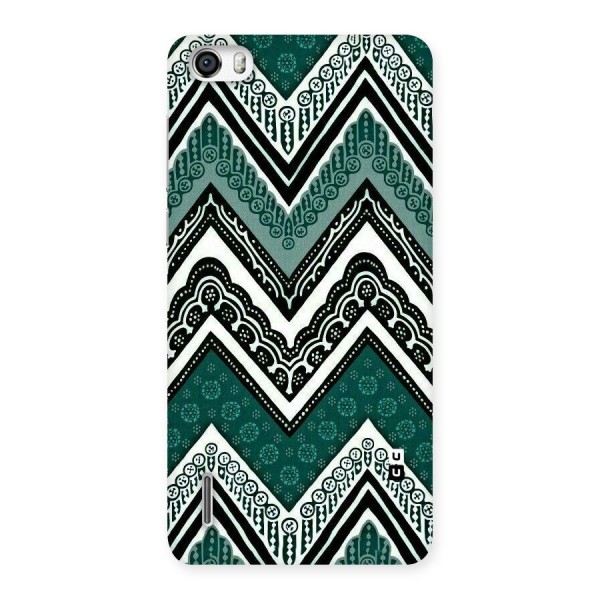 Green Chevron Back Case for Honor 6