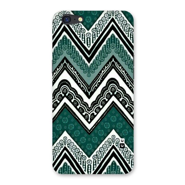 Green Chevron Back Case for Oppo A71