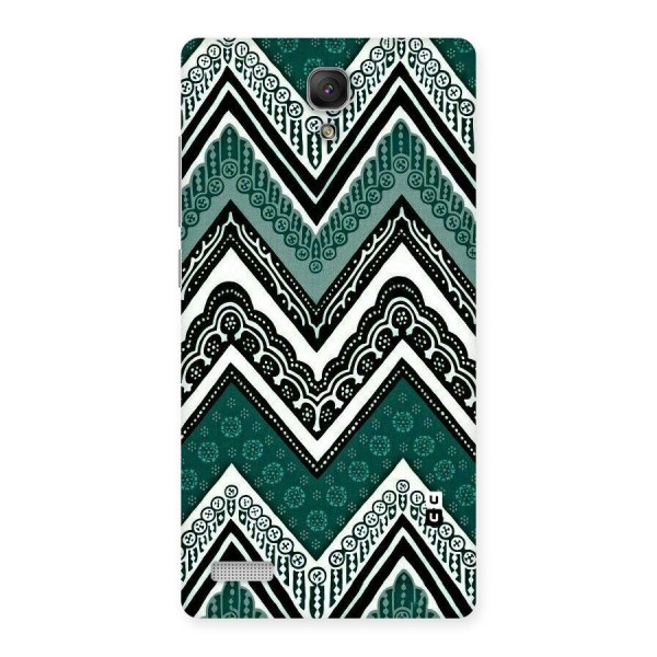 Green Chevron Back Case for Redmi Note