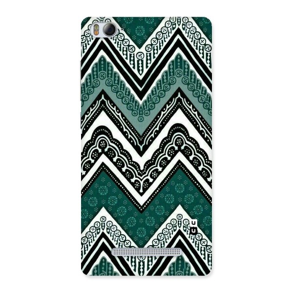 Green Chevron Back Case for Xiaomi Mi4i