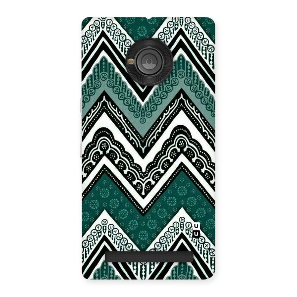 Green Chevron Back Case for Yu Yuphoria