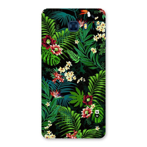 Green Leaf Design Back Case for Galaxy C7 Pro