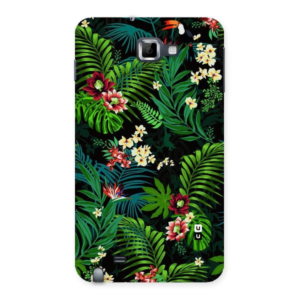 Green Leaf Design Back Case for Galaxy Note