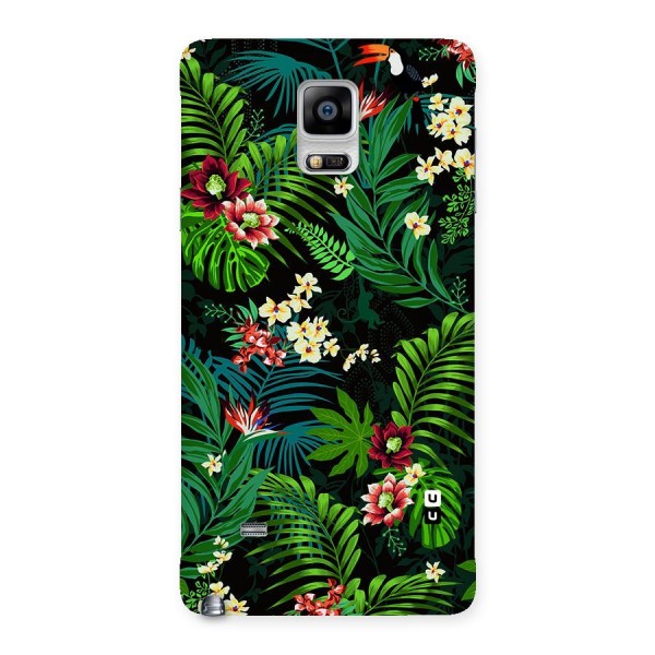 Green Leaf Design Back Case for Galaxy Note 4