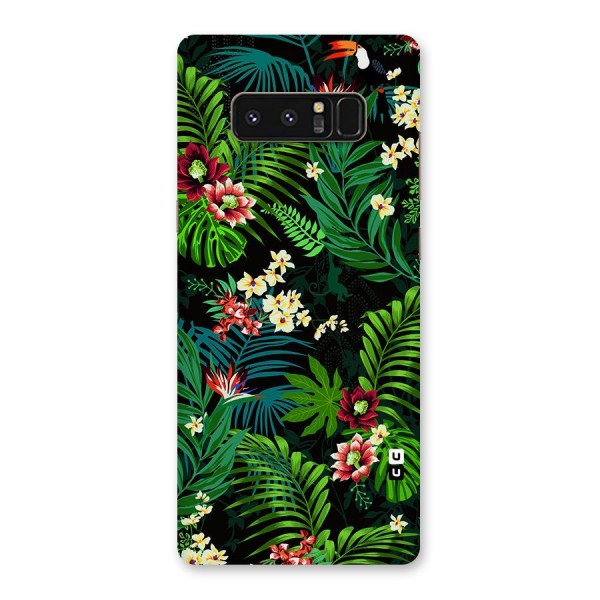 Green Leaf Design Back Case for Galaxy Note 8