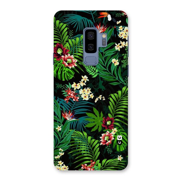 Green Leaf Design Back Case for Galaxy S9 Plus