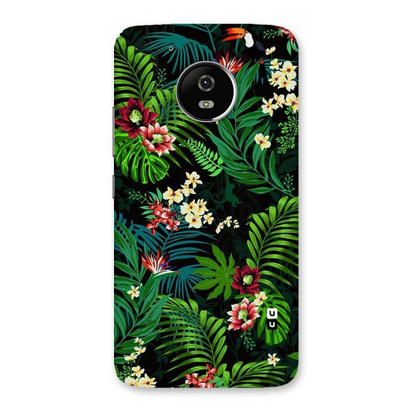 Green Leaf Design Back Case for Moto G5