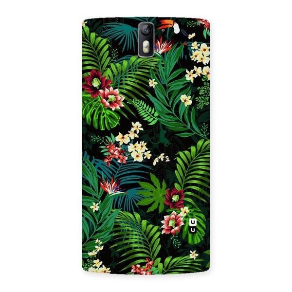 Green Leaf Design Back Case for One Plus One