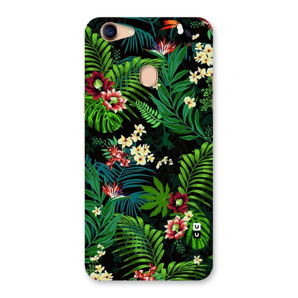 Green Leaf Design Back Case for Oppo F5