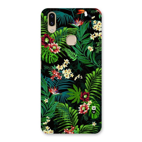 Green Leaf Design Back Case for Vivo V9