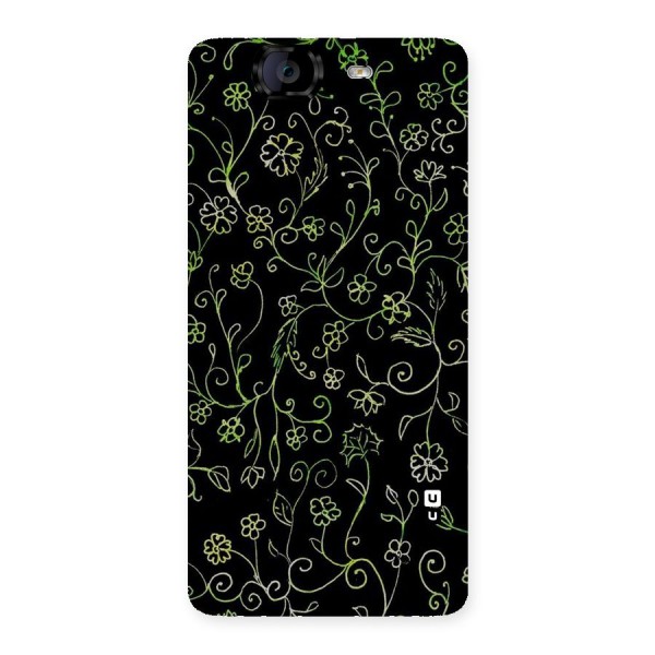 Green Leaves Back Case for Canvas Knight A350