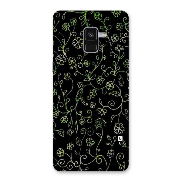 Green Leaves Back Case for Galaxy A8 Plus