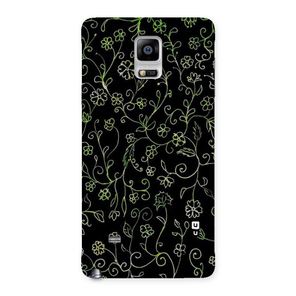 Green Leaves Back Case for Galaxy Note 4