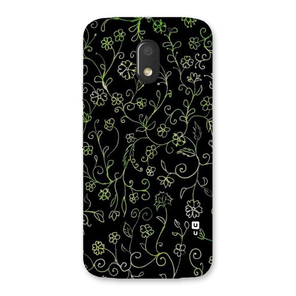 Green Leaves Back Case for Moto E3 Power