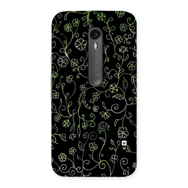 Green Leaves Back Case for Moto G3