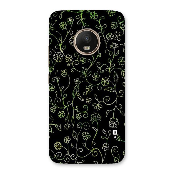 Green Leaves Back Case for Moto G5 Plus