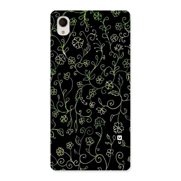 Green Leaves Back Case for Xperia M4 Aqua