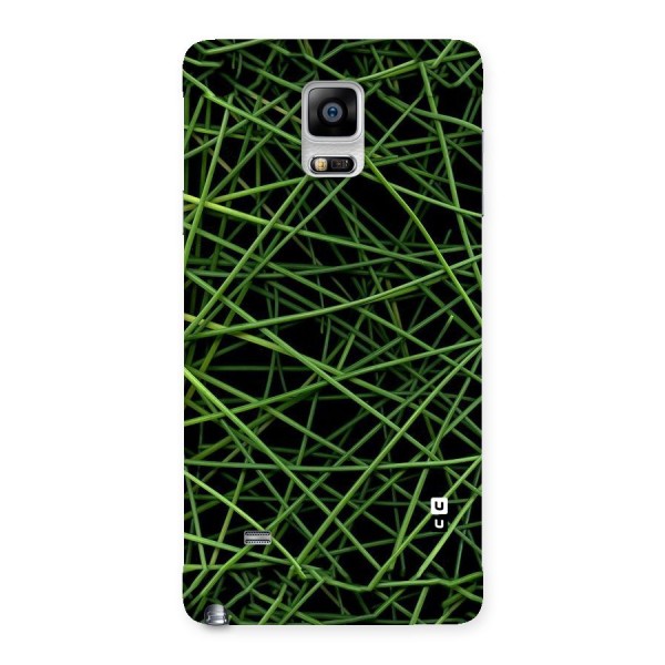 Green Lines Back Case for Galaxy Note 4