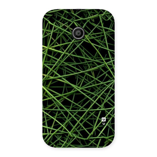 Green Lines Back Case for Moto E