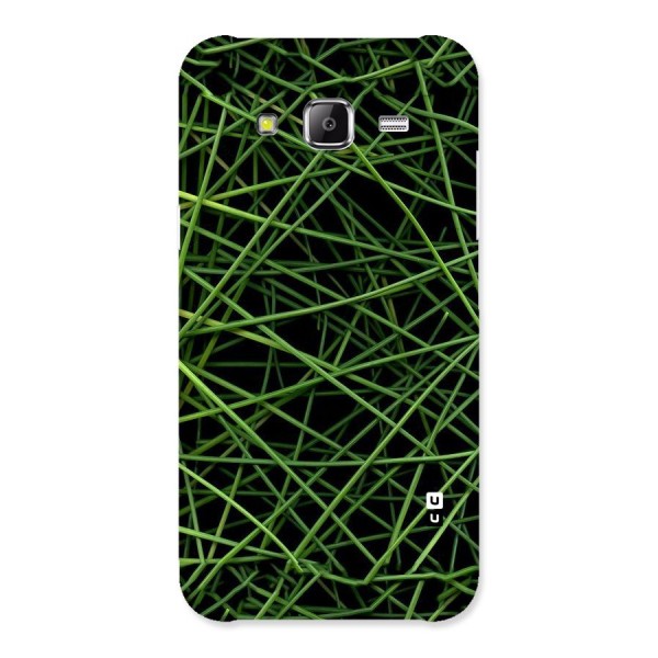 Green Lines Back Case for Samsung Galaxy J5