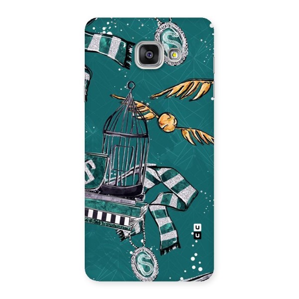 Green Scarf Back Case for Galaxy A7 2016