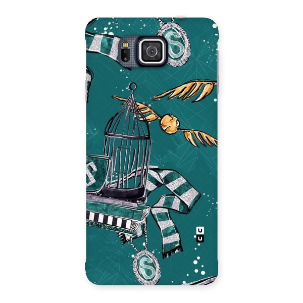 Green Scarf Back Case for Galaxy Alpha