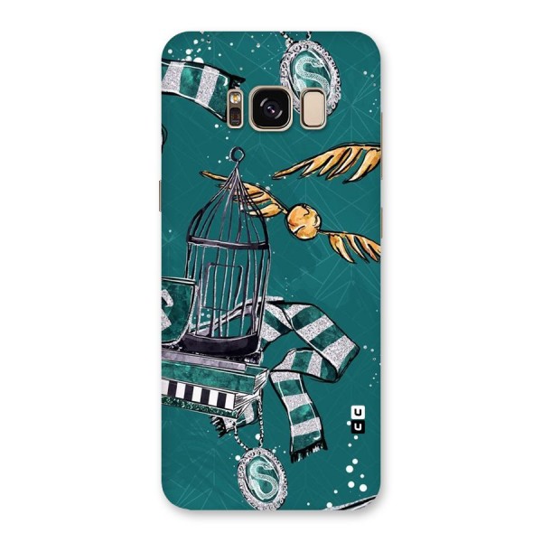 Green Scarf Back Case for Galaxy S8