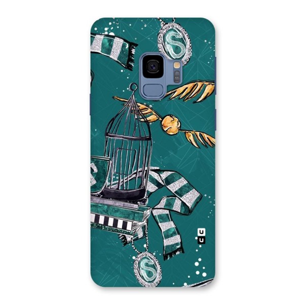 Green Scarf Back Case for Galaxy S9