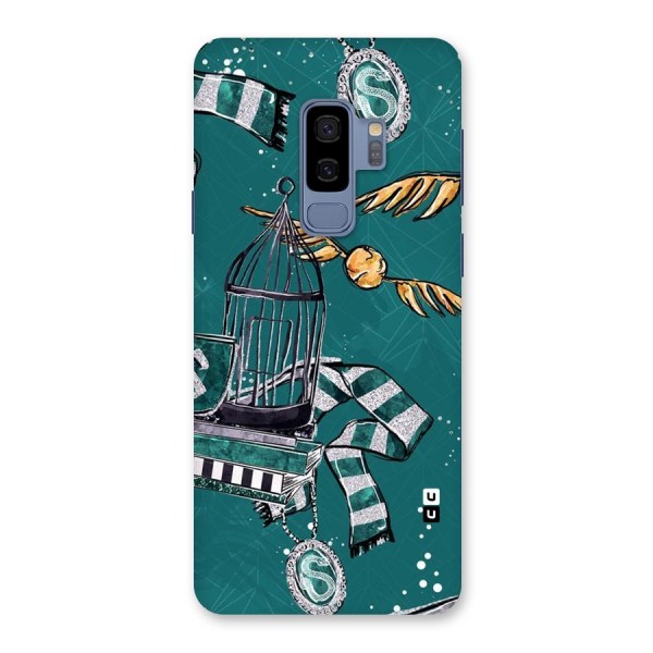 Green Scarf Back Case for Galaxy S9 Plus