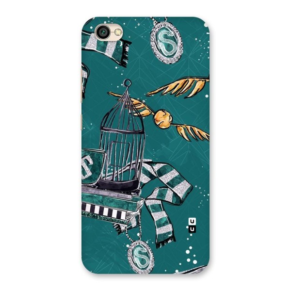 Green Scarf Back Case for Redmi Y1 Lite