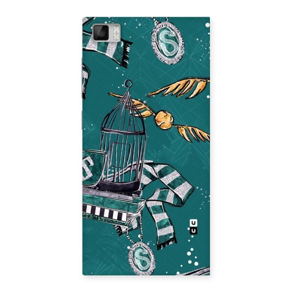 Green Scarf Back Case for Xiaomi Mi3