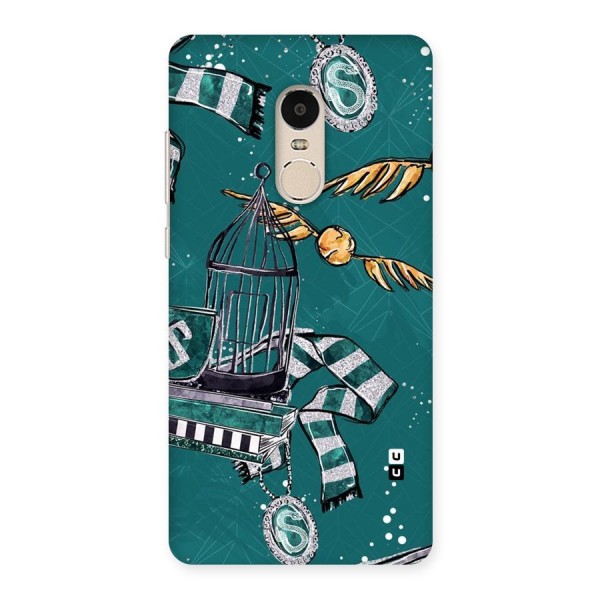 Green Scarf Back Case for Xiaomi Redmi Note 4