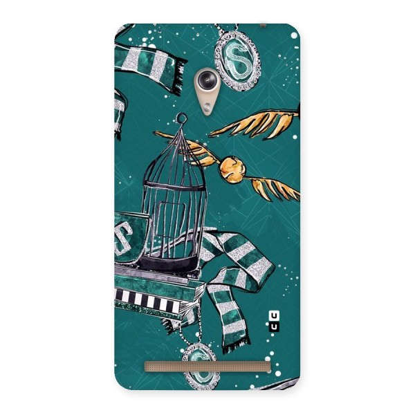 Green Scarf Back Case for Zenfone 6