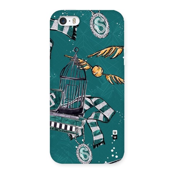 Green Scarf Back Case for iPhone 5 5S