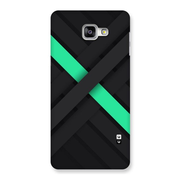 Green Stripe Diagonal Back Case for Galaxy A9