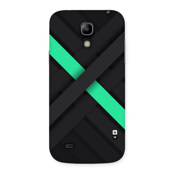 Green Stripe Diagonal Back Case for Galaxy S4 Mini