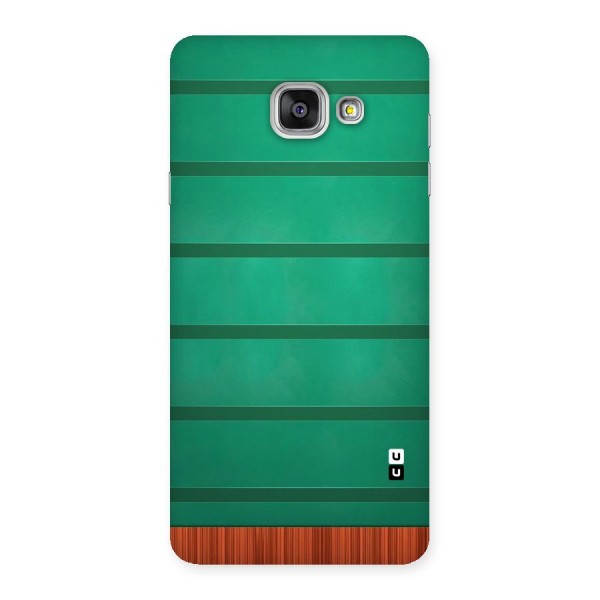 Green Wood Stripes Back Case for Galaxy A7 2016