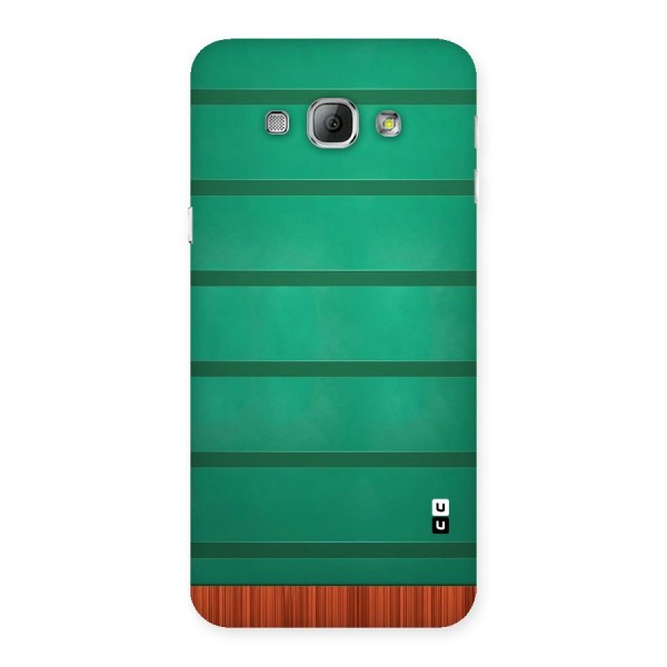 Green Wood Stripes Back Case for Galaxy A8