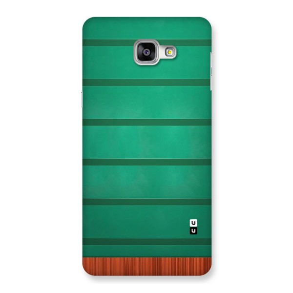 Green Wood Stripes Back Case for Galaxy A9