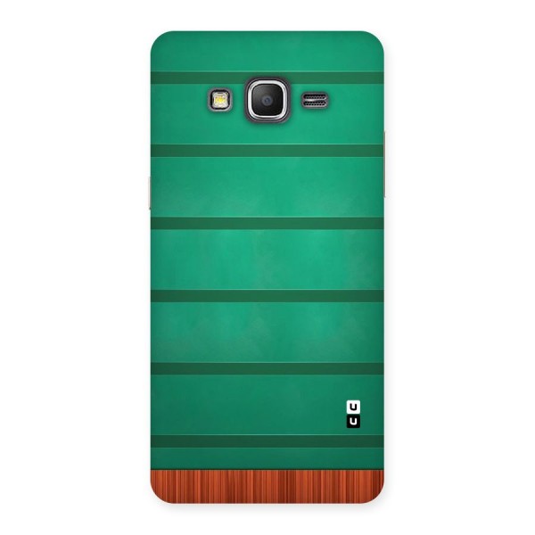 Green Wood Stripes Back Case for Galaxy Grand Prime