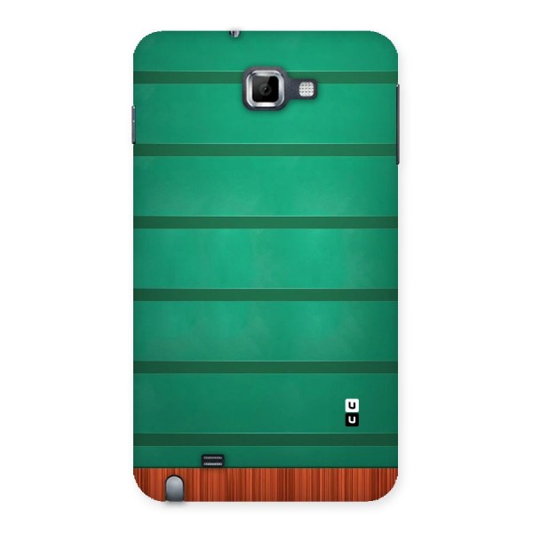 Green Wood Stripes Back Case for Galaxy Note