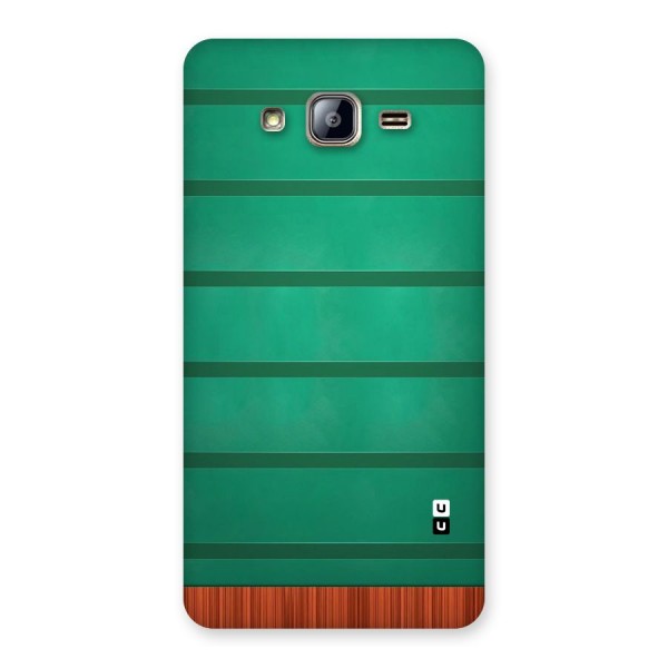 Green Wood Stripes Back Case for Galaxy On5