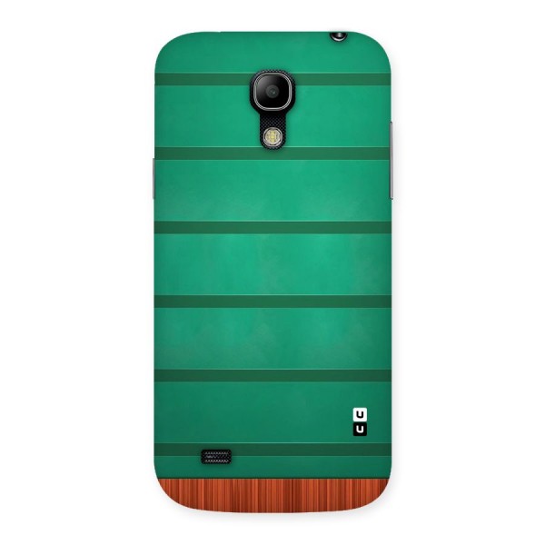 Green Wood Stripes Back Case for Galaxy S4 Mini