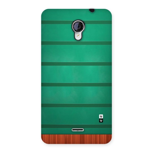 Green Wood Stripes Back Case for Micromax Unite 2 A106